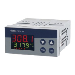 1 pcs - Jumo dTRON PID Temperature Controller, 96 x 48 (1/8 DIN)mm, 5 Output Analogue, 110 - 240 V ac Supply Voltage