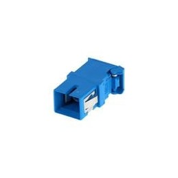 1 pcs : 106170-0550 - Fibre Optic Connectors SC - SC ADAPTER BLUE SNAP MNT