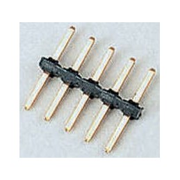 1000 pcs - HARWIN M22 Series Straight Through Hole Pin Header, 5 Contact(s), 2.0mm Pitch, 1 Row(s), Unshrouded