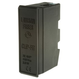 1 pcs - RS PRO 32A Rail Mount Fuse Holder for F1 Fuse, 415V ac