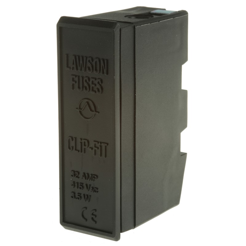 1 pcs - RS PRO 32A Rail Mount Fuse Holder for F1 Fuse, 415V ac