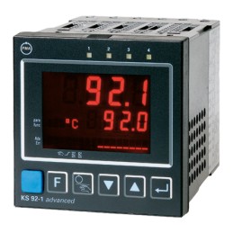 1 pcs - P.M.A KS92 PID Temperature Controller, 96 x 96 (1/4 DIN)mm, 4 Output Relay, 90 - 250 V ac Supply Voltage ON/OFF