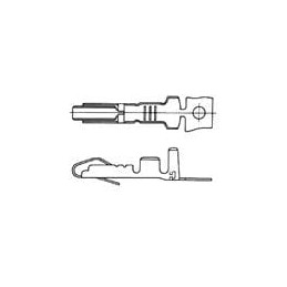 1 pcs : QR/P1-SC1B-121(12) - Rack & Panel Connectors CRIMP TERM FEM 14-16AWG