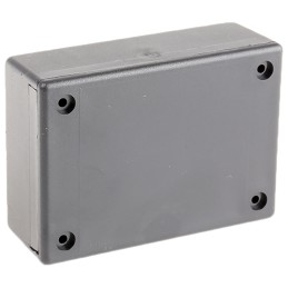 1 pcs - RS PRO Black ABS Enclosure, Black Lid, 88.9 x 63.5 x 32.39mm