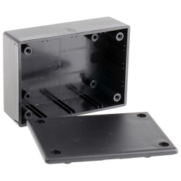 1 pcs - RS PRO Black ABS Enclosure, Black Lid, 88.9 x 63.5 x 32.39mm