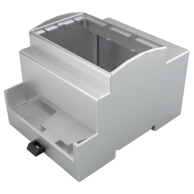 1 pcs - Italtronic Vented Enclosure Type Modulbox XTS Series , 90 x 53mm, ABS, Polycarbonate DIN Rail Enclosure