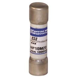 1 pcs - Mersen 10A Glass Melamine Cartridge Fuse, 10 x 38mm