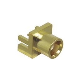 1 pcs : CONMCX003.031 - RF Connectors / Coaxial Connectors MCX Fml Edge Mnt for .031' Thick Brds