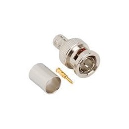 1 pcs : 112509 - RF Connectors / Coaxial Connectors BNC CRIMP PLUG B8281-75 OHM
