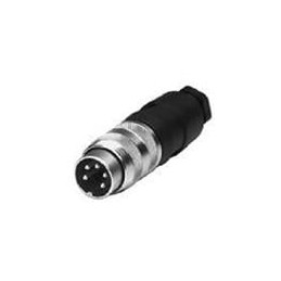 1 pcs : T3360-004 - Circular DIN Connectors MALE CABLE CONNECTOR 5 WAY