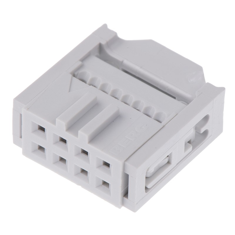 5 pcs - Amphenol Communications Solutions 8-Way IDC Connector Socket for Cable Mount, 2-Row