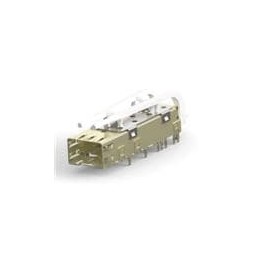 1 pcs : 1367629-2 - I/O Connectors cage assy 20 press fit sfp w