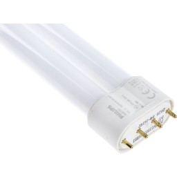 1 pcs - 2G11 Twin Tube Shape CFL Bulb, 36 W, 3000K, Warm White Colour Tone
