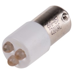 1 pcs - RS PRO White Panel Mount Indicator, 230V ac, 25 x 10mm Mounting Hole Size