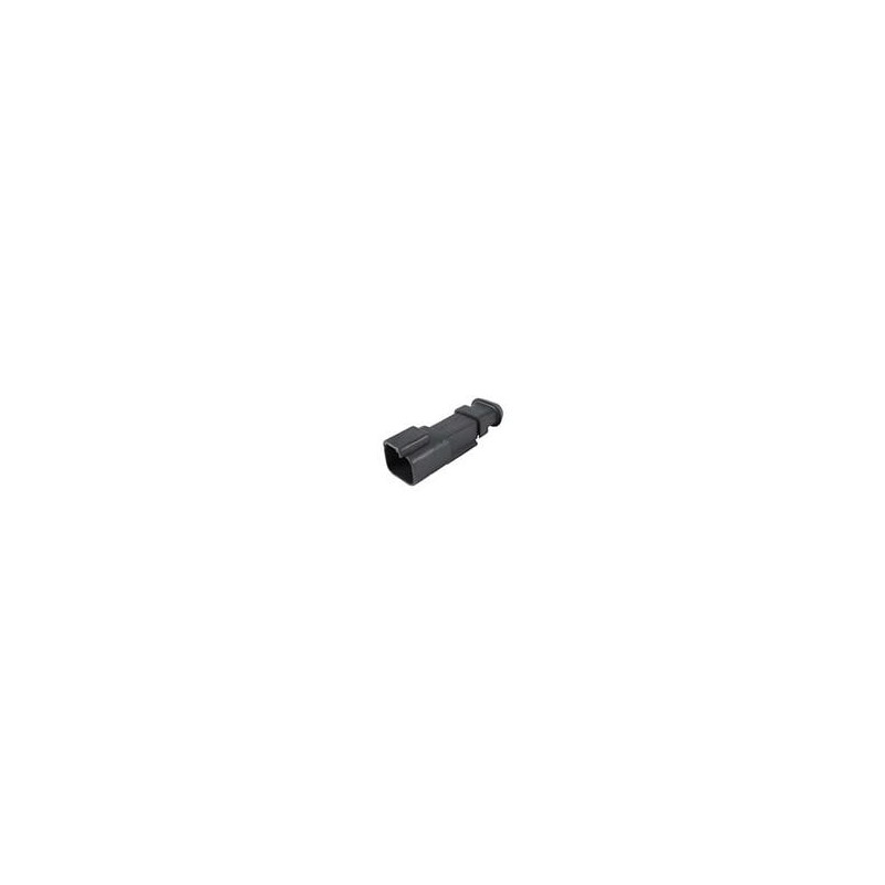 1 pcs : DT04-2P-CE09 - Automotive Connectors 2P DT RECP ASM, BLK E SEAL, SHK BT ADPT