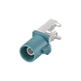 1 pcs : 59S2UQ-40MT5-Z_1 - RF Connectors / Coaxial Connectors Plug PC-Board SMD Right AngleZWatrBlue