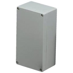 1 pcs - Takachi Electric Industrial BDN Series Grey Die Cast Aluminium Enclosure, IP67, Grey Lid, 90 x 90 x 60mm