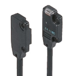 1 pcs - Panasonic Through Beam Photoelectric Sensor, Block Sensor, 1 m Detection Range