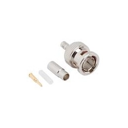 1 pcs : 112556 - RF Connectors / Coaxial Connectors BNC MINI MAX 500 PLUG 75 OHM