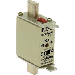 1 pcs - Eaton 20A NH Fuse, NH000, 690V ac