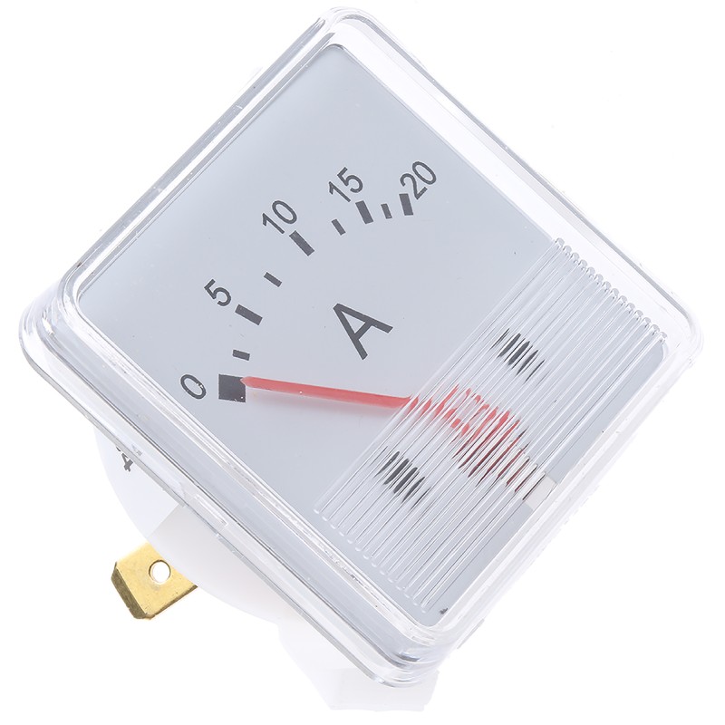1 pcs - Moving iron ammeter,20A 48x48mm