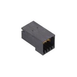1 pcs : 2-1410271-0 - High Speed/Modular Connectors MULTI-GIG PWR .8' R/A HDR 4P