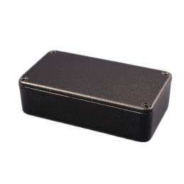 1 pcs - Hammond 1590 Series Black Die Cast Aluminium Enclosure, IP54, Black Lid, 112 x 60 x 31mm