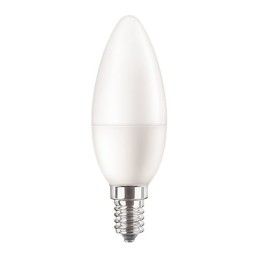 1 pcs - Philips CorePro E14 GLS LED Candle Bulb 5 W(40W), 2700K, Warm White, B35 shape