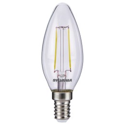1 pcs - Sylvania ToLEDo E14 LED GLS Bulb 2.5W(23W), 2400K, Warm White, Candle shape