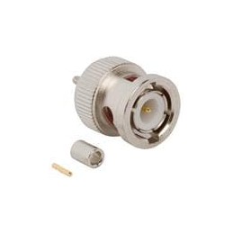 1 pcs : 112516 - RF Connectors / Coaxial Connectors BNC ST CRIMP PLUG RG-178/196