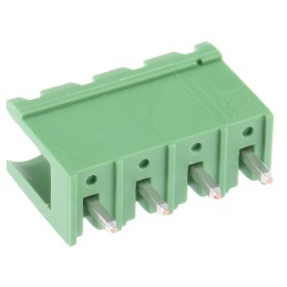 5 pcs - TE Connectivity 5.08mm Pitch 4 Way Pluggable Terminal Block, Header, Through Hole, Solder Termination