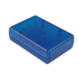 1 pcs - Hammond Transparent Blue ABS Instrument Case, 91 x 66 x 28mm