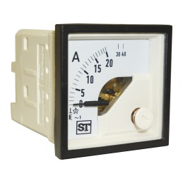 1 pcs - Sifam Tinsley Sigma Analogue Panel Ammeter 20A AC, 48mm x 48mm Moving Iron