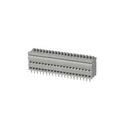 1 pcs : TBL009V-254-20GY-2GY - Fixed Terminal Blocks Terminal block, screwless, 2.54, Vertical, 20, Gray w Gray Button