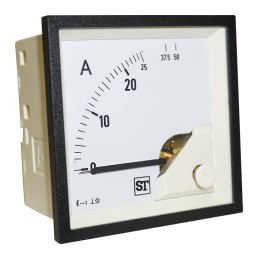 1 pcs - Sifam Tinsley Sigma Analogue Panel Ammeter 25A AC, 68mm x 68mm Moving Iron