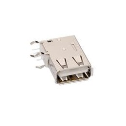 1 pcs : 614004134726 - USB Connectors WR-COM Type A 4Pin Up Right Female