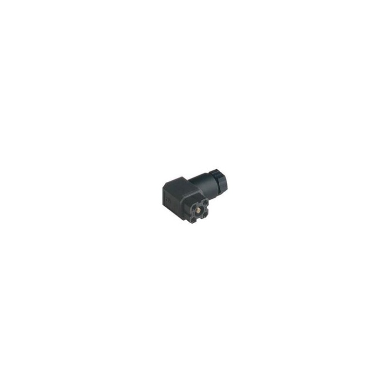 1 pcs : G 4 W 1 F BLACK - Circular DIN Connectors