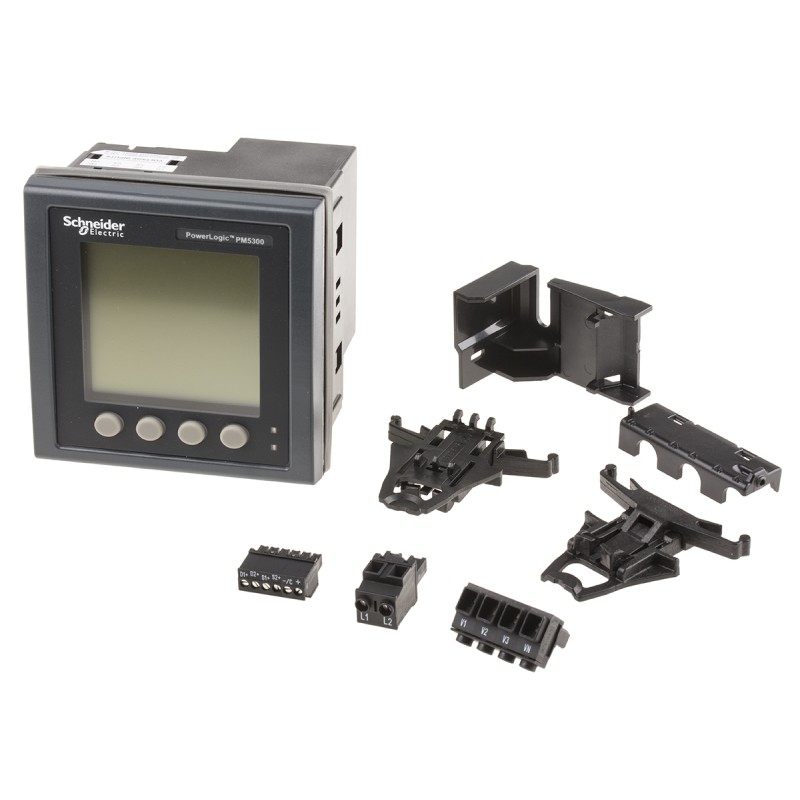 1 pcs - Schneider Electric 3 Phase LCD Digital Power Meter, Type