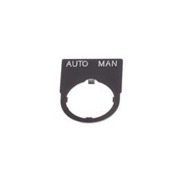 1 pcs : NWAL-201 - Switch Fixings 22mm AUTO-MAN Nameplate
