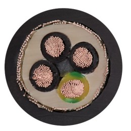 10 pcs - Igus chainflex CF31 Power Cable, 4 Cores, 6 mm², Screened, 10m, Black PVC Sheath, 9 AWG