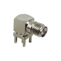 1 pcs : CONSMA002 - RF Connectors / Coaxial Connectors SMA Female Right Angle PCB Mount
