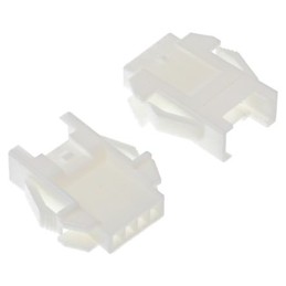 1000 pcs - JST Female Connector Housing, 4 Way, 1 Row