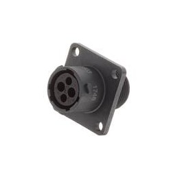 1 pcs : RTS010N2S03 - Standard Circular Connector RCP SQ FL 4POS SZ 10 SCKT SEAL