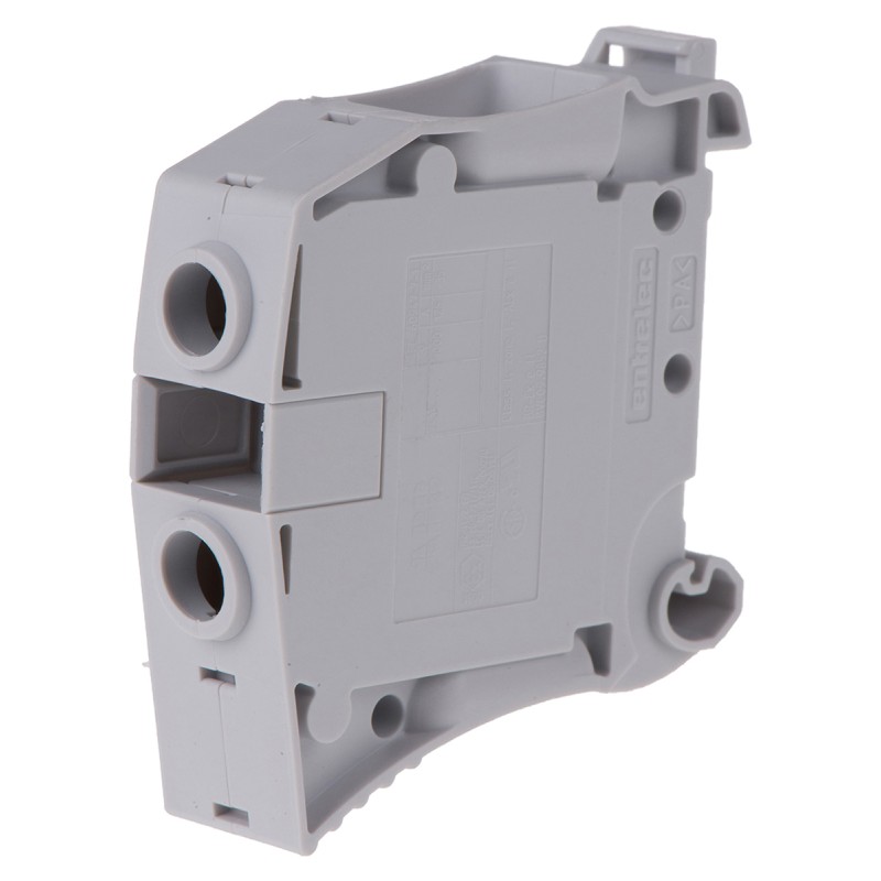5 pcs - Entrelec ZS35 Series Grey Feed Through Terminal Block, 35mm², Double-Level, Screw Termination, ATEX