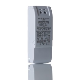 1 pcs - Recom LED Driver, 18 - 36V dc Output, 18W Output, 500mA Output, Constant Current Dimmable