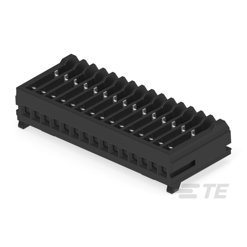 1000 pcs - TE Connectivity MICRO CT Series Straight Cable Mount, IDC PCB Socket, 15-Contact, 1-Row, 1.2mm Pitch, IDC Termination