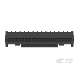 1000 pcs - TE Connectivity MICRO CT Series Straight Cable Mount, IDC PCB Socket, 15-Contact, 1-Row, 1.2mm Pitch, IDC Termination