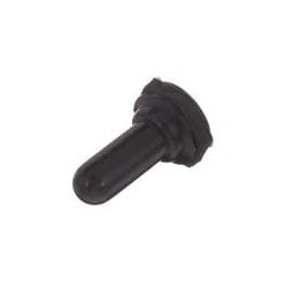 1 pcs : 1131/26 17 M12-1.0 - Switch Fixings TOGGLE BOOT, FULL, M12-1 6H THREAD, SILICONE, BLACK