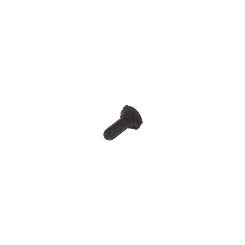 1 pcs : 1131/26 17 M12-1.0 - Switch Fixings TOGGLE BOOT, FULL, M12-1 6H THREAD, SILICONE, BLACK