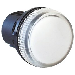 1 pcs - Allen Bradley White Pilot Light Head, 22mm Cutout 800F Series